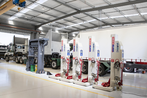 Scania truck servicing centre